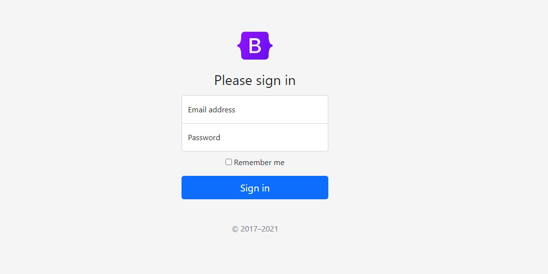 bootstrap5 login tutorial