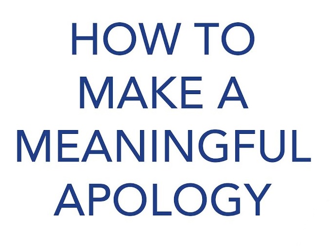 how to make a meaningful apology